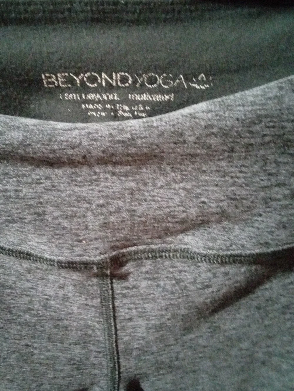 Beyond Yoga Spacedye Interloop Leggings Women's M Black Gray 23